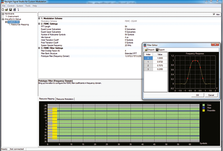 Figure 5. Keysight’s N7608B Signal Studio for Custom Modulation speeds time to insight by making it easier to create and modify custom waveforms for 5G applications.